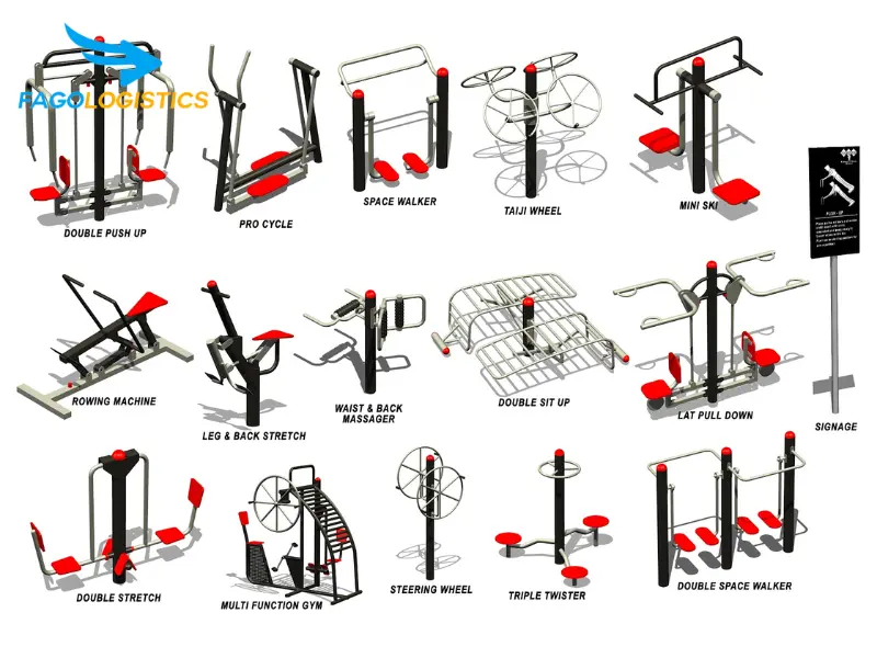 nhập khẩu Dụng cụ tập luyện thể chất