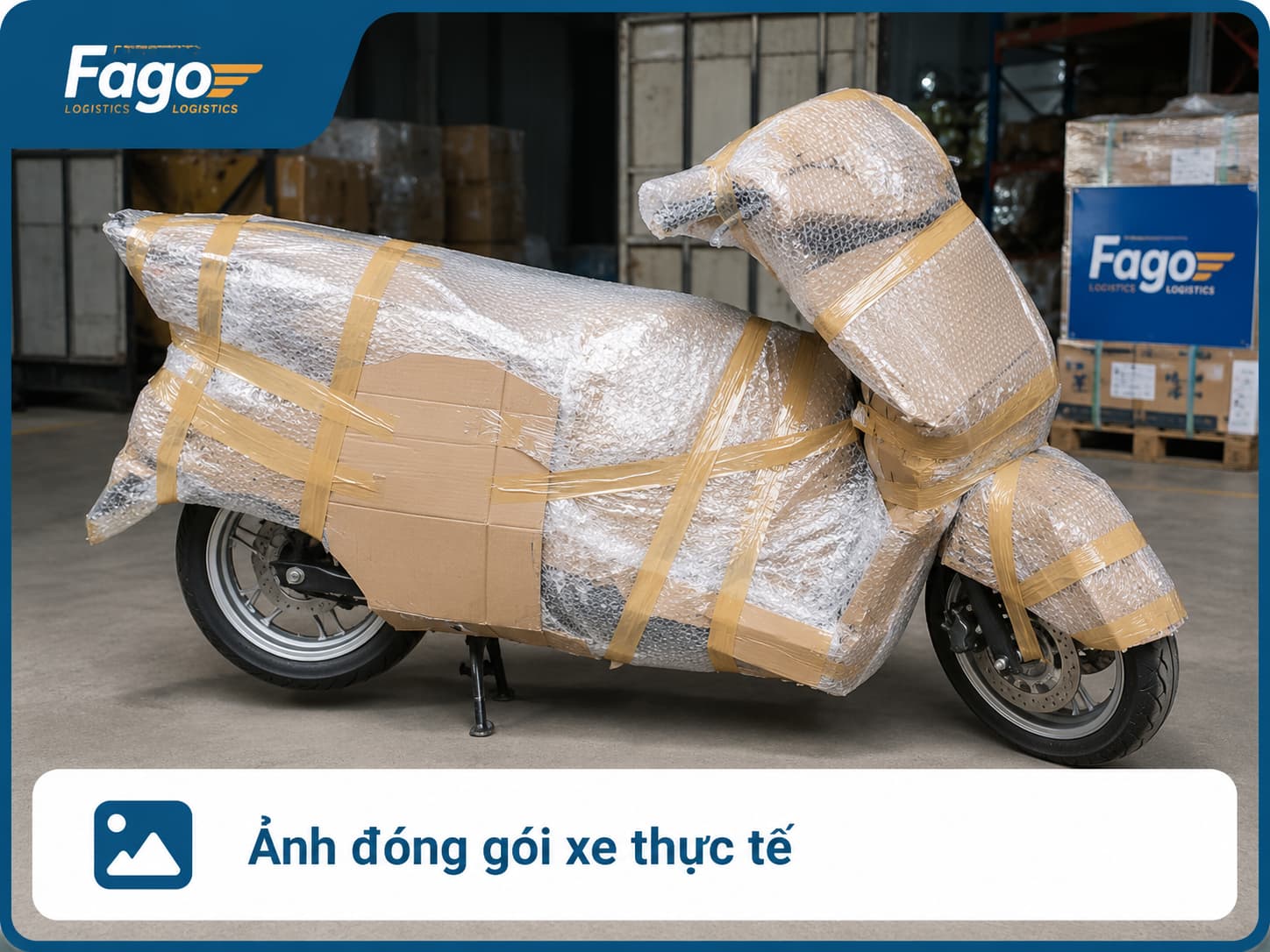 Đóng gói xe máy