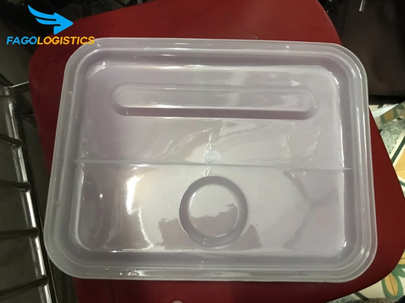 Thủ tục nhập khẩu nắp nhựa chuyên dụng cho khay cơm inox 5 ngăn