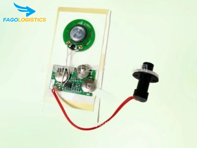 Thủ tục nhập khẩu module âm thanh làm thiệp