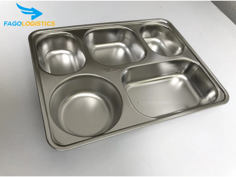 thủ tục hải quan nhập khẩu khay cơm inox 5 ngăn