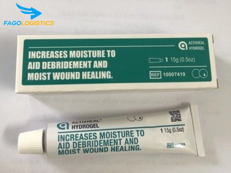 thủ tục nhập khẩu Gel Hydrogel trị vết thương