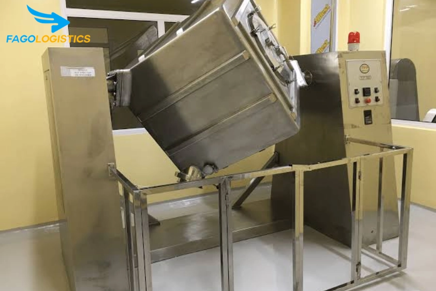 Thủ tục nhập khẩu thùng trộn nguyên liệu làm thuốc bằng thép >300 lít