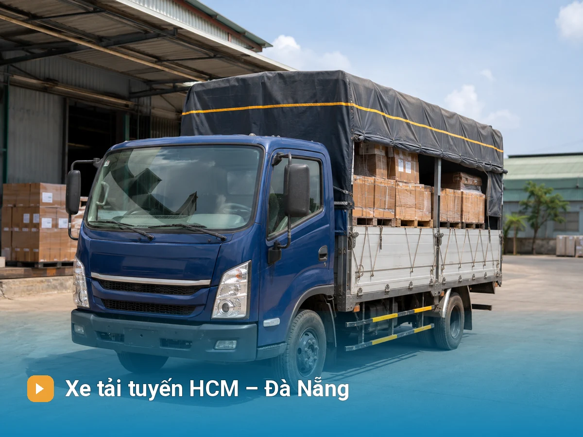 Xe lên xe vận chuyển