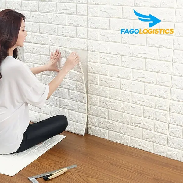 1# Thủ tục nhập khẩu tấm nhựa xốp dán tường từ polyetylen