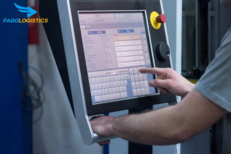 Thủ tục hải quan nhập khẩu màn hình cảm ứng HMI điều khiển máy móc