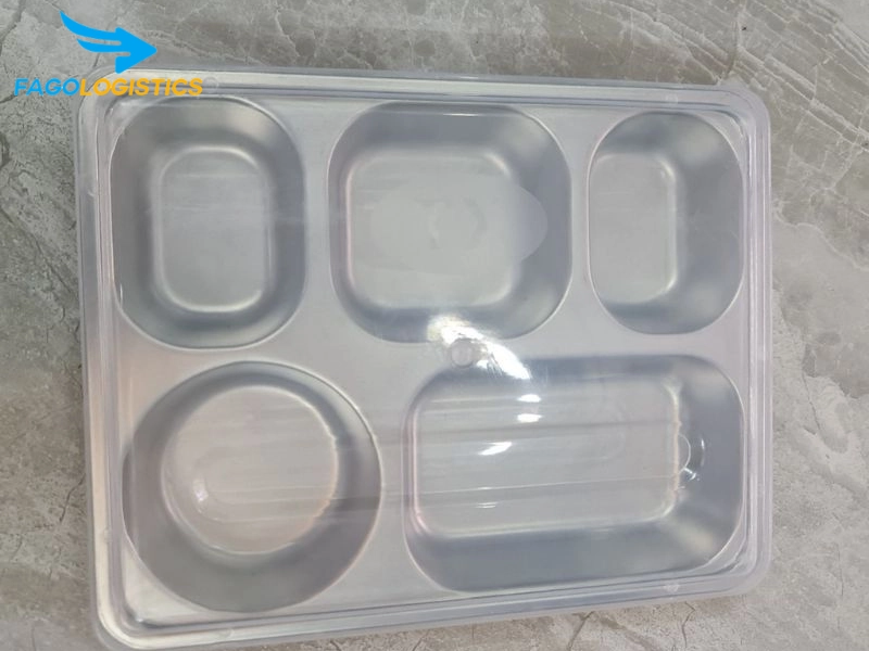 Thủ tục nhập khẩu nắp nhựa chuyên dụng cho khay cơm inox 5 ngăn