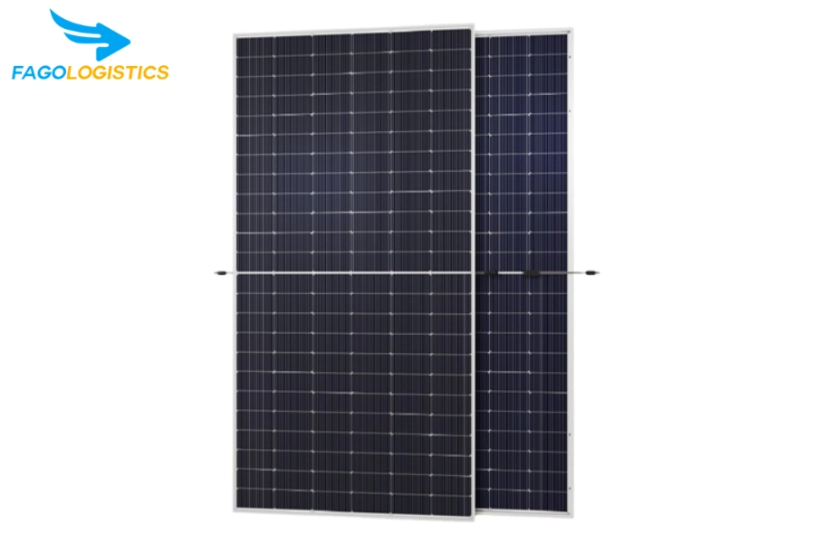 Thủ tục hải quan nhập khẩu tấm pin năng lượng mặt trời hai mặt (Bifacial) 