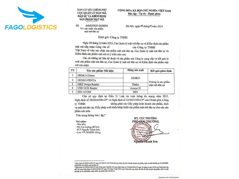 Dịch vụ xin giấy phép MMDS H3C WX3500X Series tại Fago Logistic