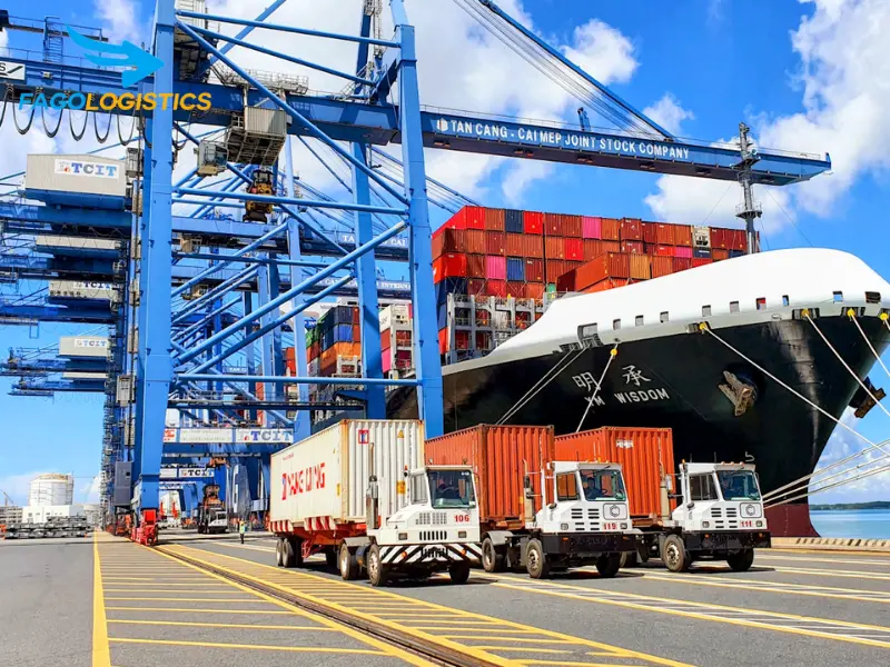 Giải pháp logistics toàn diện cho nhập khẩu máy ngồi móc đùi sau cùng Fago Logistic