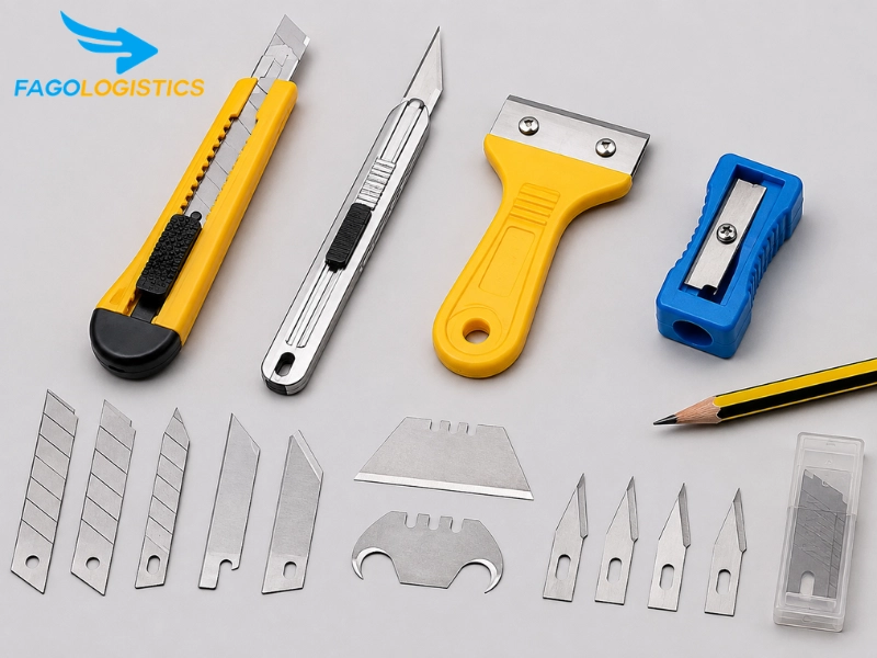 thủ tục nhập khẩu dao văn phòng phẩm