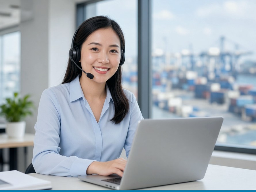 Ảnh minh họa: Tư vấn và tiếp nhận thông tin lô hàng