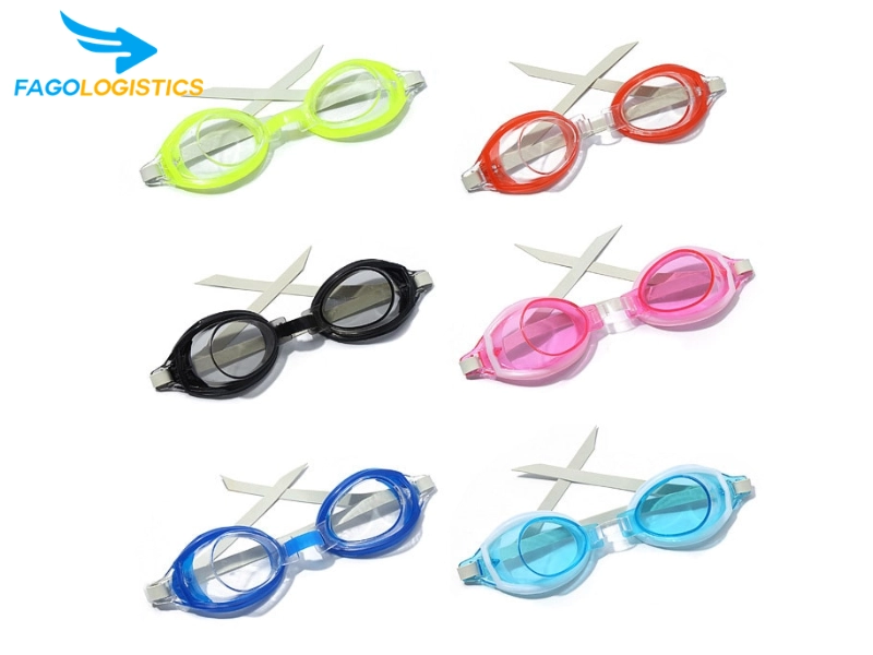 thủ tục nhập khẩu kính bơi bằng nhựa