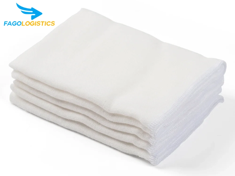 thủ tục nhập khẩu khăn sữa cotton 100%
