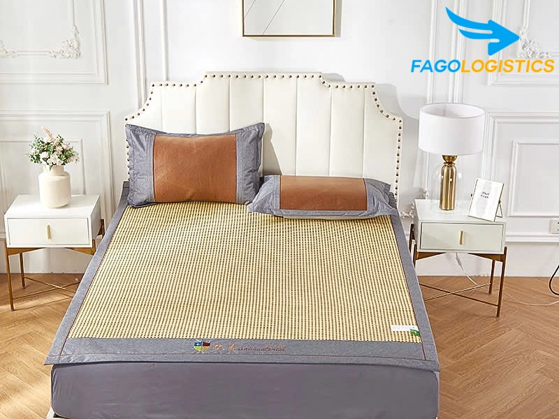 Tổng quan về tấm trải giường điều hòa Polyester có viền vải, dây cố định