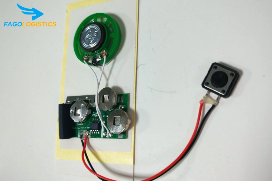 Quy trình của thủ tục nhập khẩu module âm thanh làm thiệp (HS 85437090)