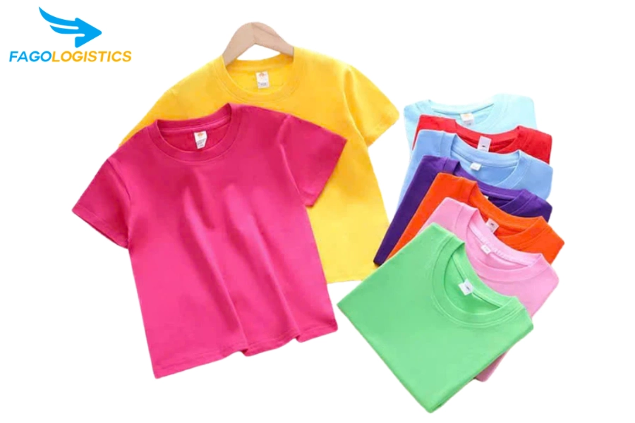 Thủ tục hải quan nhập khẩu áo thun bé trai 98% cotton (HS 61091010)