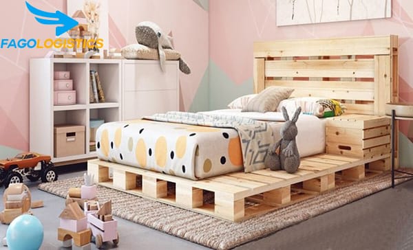 Pallet giường ngủ có tốt không - Ưu điểm là gì? 2 Pallet giường sản phẩm hiện đại, độc đáo