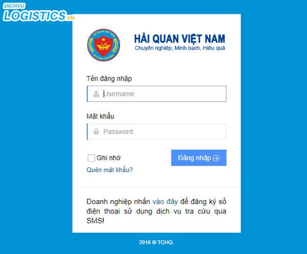 Cổng thông tin Tờ khai hải quan điện tử 2 Công thông tin khai báo hải quan