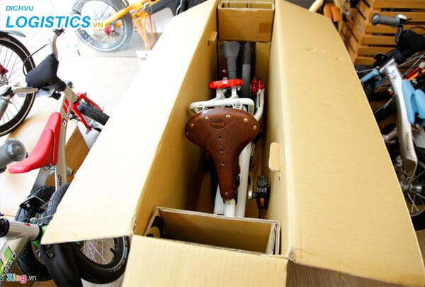 Vận chuyển xe đạp bằng máy bay 3 Đóng gói hàng xe đạp vận chuyển bằng đường máy bay