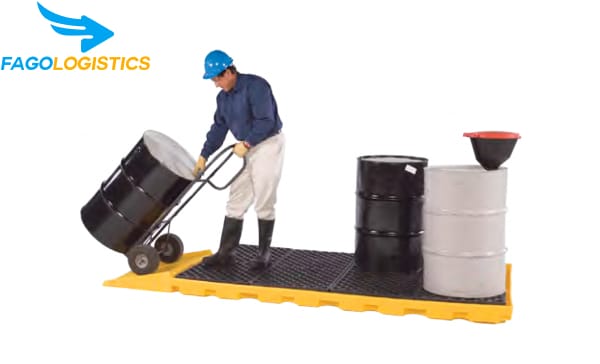 Vai trò quan trọng của pallet chống tràn hóa chất 4 Công năng của pallet chống tràn