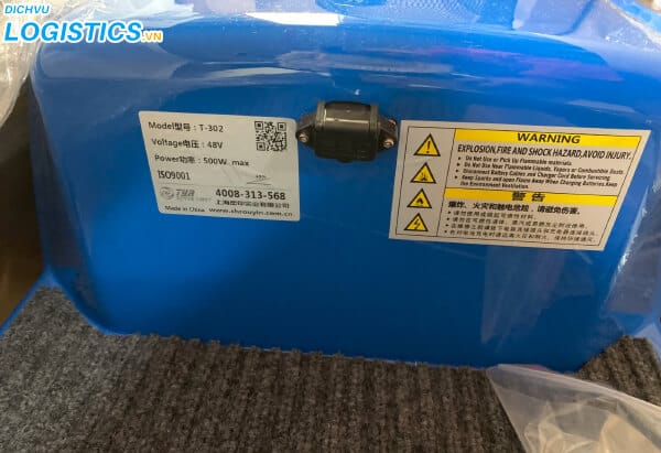 Thủ tục nhập khẩu xe lau nhà làm sạch nền nhà xưởng 3 Hàng nhập khẩu nguyên tem chính hiệu